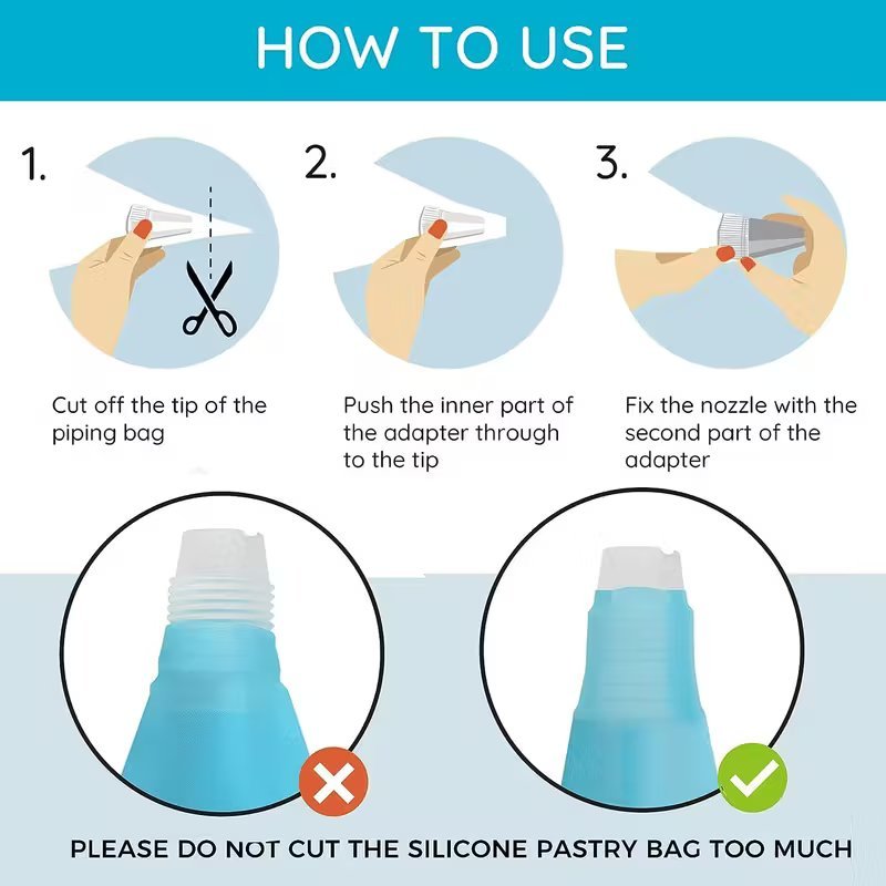 Комплект за декорация на торти – 76 части с шприцове, въртяща се поставка, пошове и шпатули - Image 3