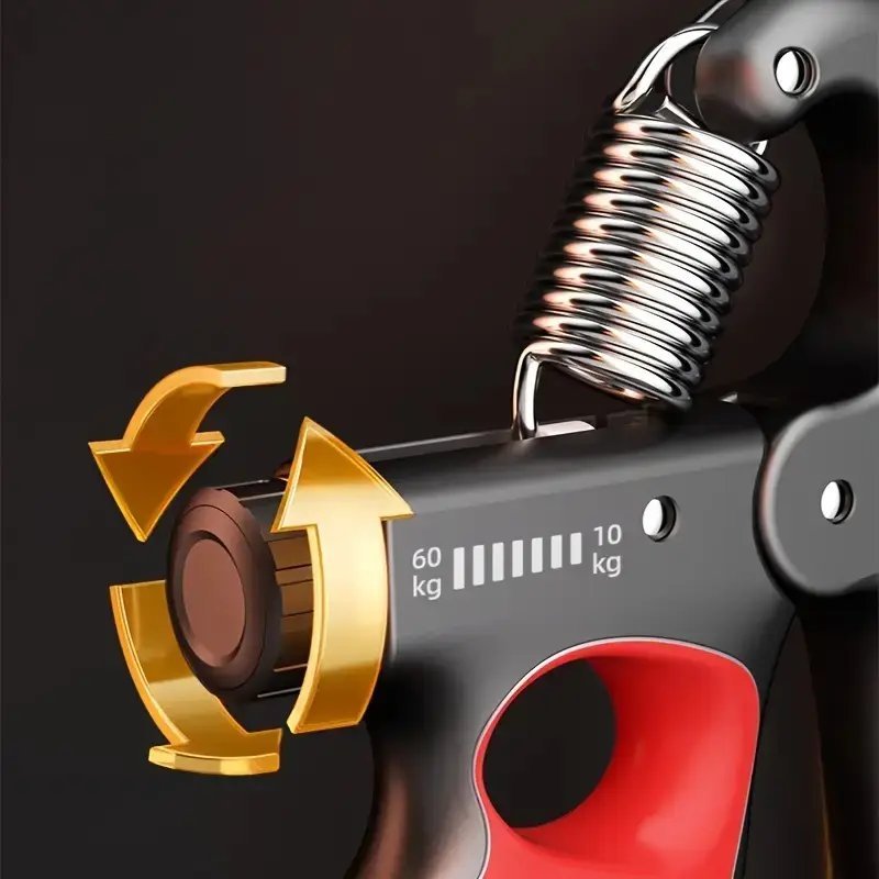Регулируем тренажор за захват с механичен брояч – от 5 до 100 кг, за сила и издръжливост на ръцете - Image 4