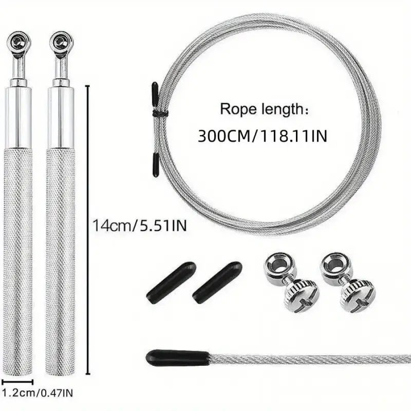 Професионално CrossFit въже за скоростни скокове – за MMA, фитнес, бокс и домашни тренировки - Image 2