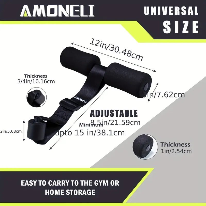 Колан за тренировка на задно бедро и корем – стабилен колан за Nordic curls, коремни и клекове - Image 3