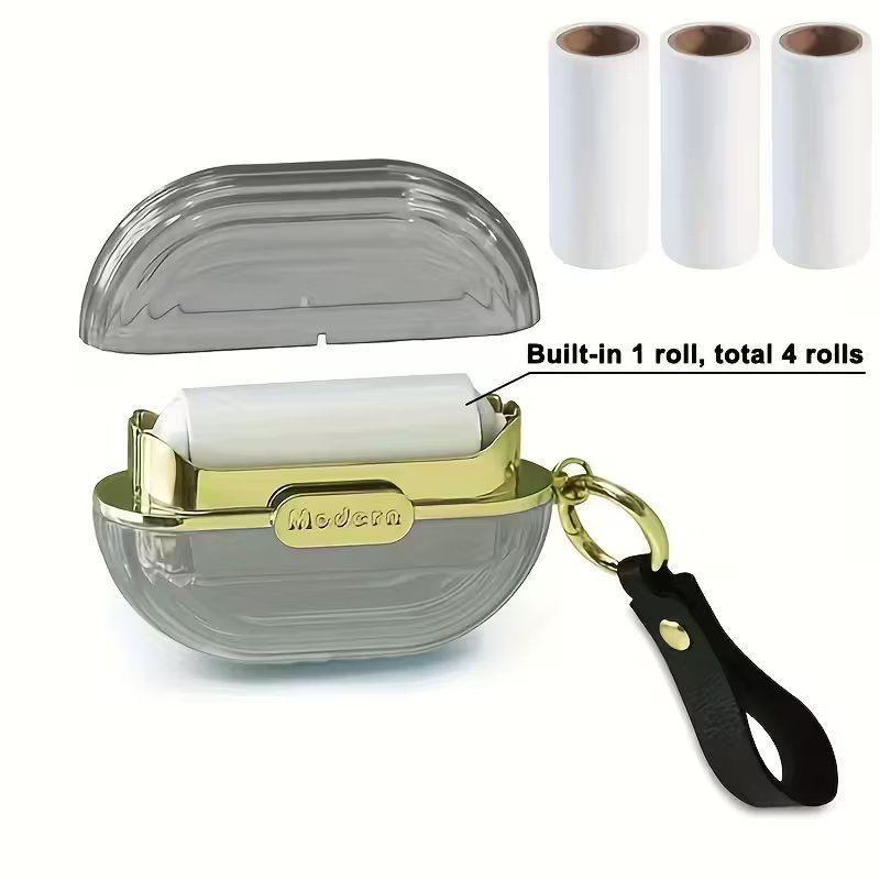 2-в-1 преносима четка за дрехи и косми – ролер за премахване на прах и животински косми, идеален за пътуване и ежедневна употреба - Image 8