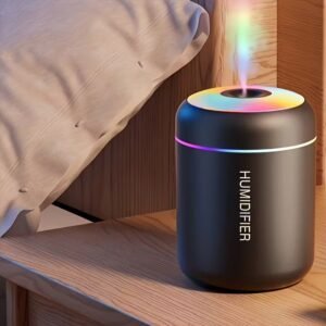 Арома дифузер и овлажнител AromaWave – с цветна нощна светлина, USB захранване и ефектна визия за релакс и уютна атмосфера