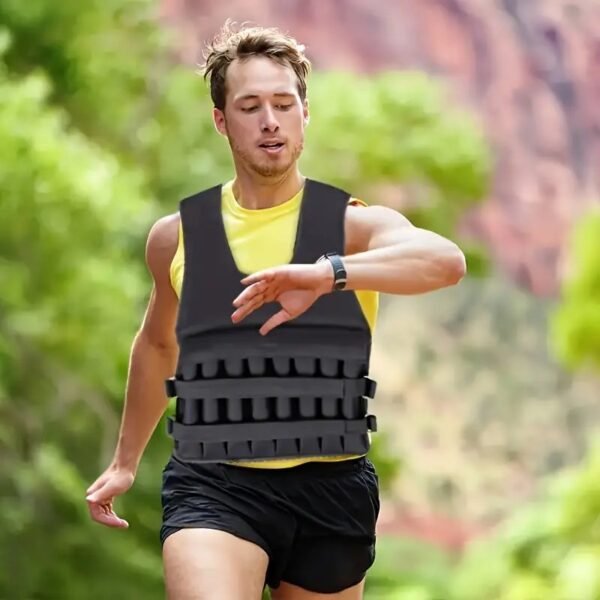 Регулируема жилетка с тежести – за бягане, фитнес и силови тренировки