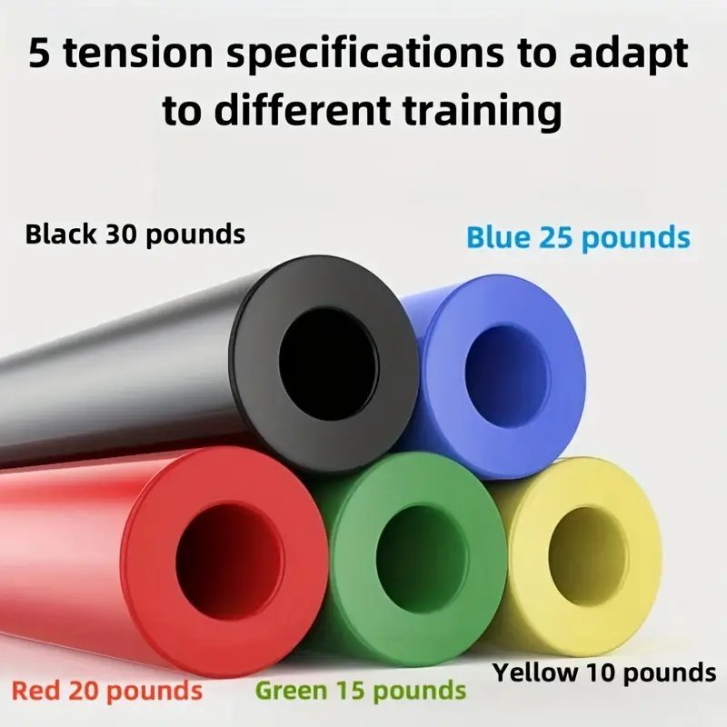 11-частов фитнес комплект с ластици и приставка за врата – цялостна тренировка у дома, за йога, пилатес и силови упражнения - Image 4