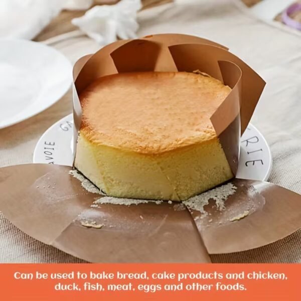 Кръгла незалепваща подложка за печене от фибростъкло – устойчива, многократна и идеална за торти, хляб и сладки