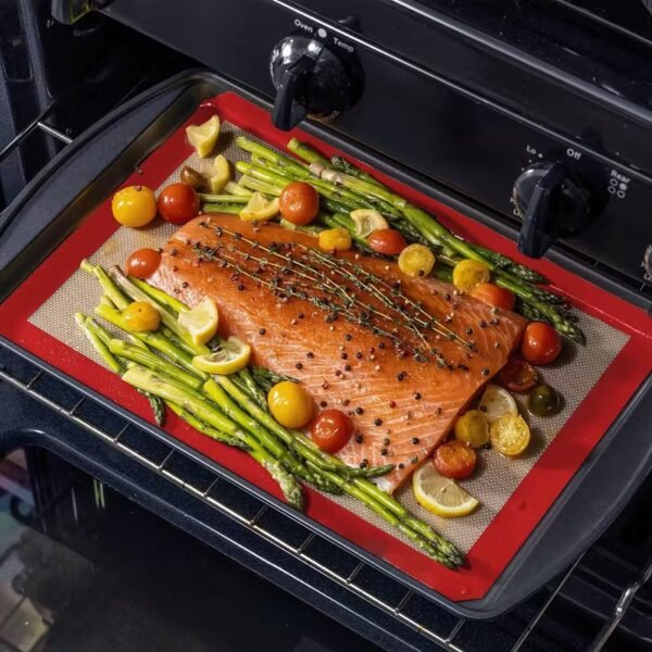 Комплект от 4 силиконови подложки за печене – незалепващи, устойчиви и подходящи за многократна употреба